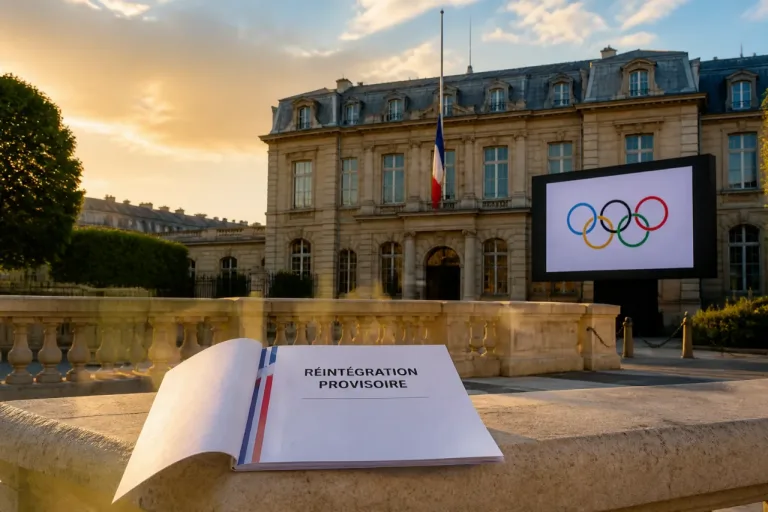 Le CIO réintègre provisoirement la Russie, Paris exprime « un profond regret »