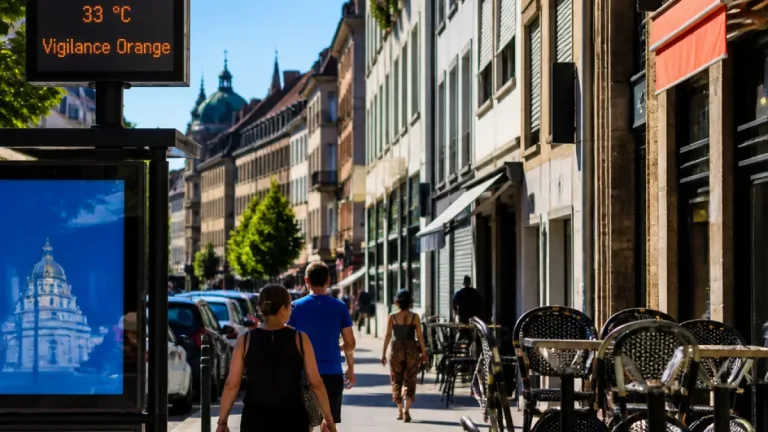 Strasbourg : vigilance Orange et pic de chaleur attendu, conseils et impacts locaux