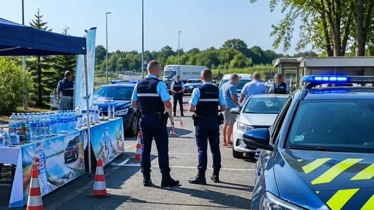 Sur l’A62, les gendarmes mobilisés pour prévenir chaleur, fatigue et usage du portable