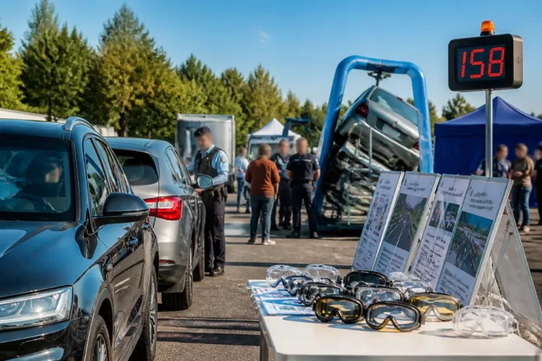 Sur l’aire de Fresnoy-le-Château, la gendarmerie troque une contravention contre des ateliers de prévention
