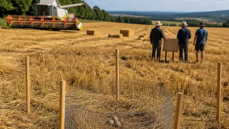 Sur le plateau du Devès, des nids de busards cendrés protégés avant les moissons