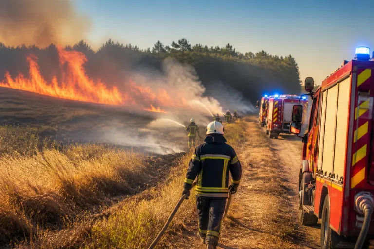Tarn en alerte orange: sept feux traités en une journée, 10 hectares touchés à Cadix