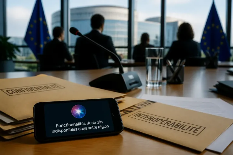 Apple et Bruxelles discutent alors que l’IA de Siri n’arrivera pas tout de suite en Europe