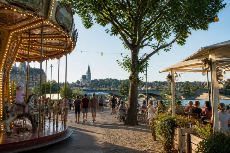 Thionville lance l’été sur les berges : manège gratuit et guinguette jusqu’au 30 août