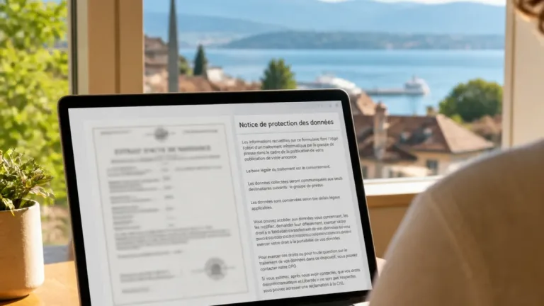 Thonon-les-Bains : annonce de naissance publiée — que contient l’avis et quelles données sont partagées ?