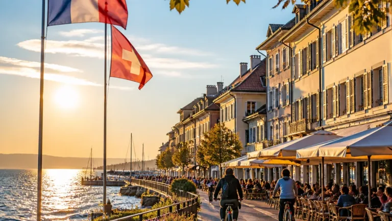 Thonon-les-Bains : une journée très chaude, soirée venteuse et nuit estivale