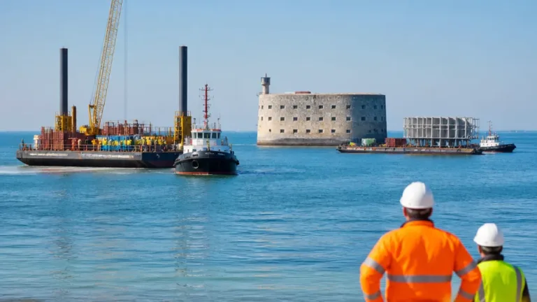 Total Énergies devient le premier grand mécène national pour la restauration du fort Boyard