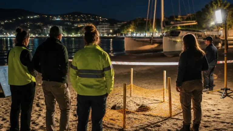 Toulon : une tortue caouanne pond pour la première fois sur le littoral communal