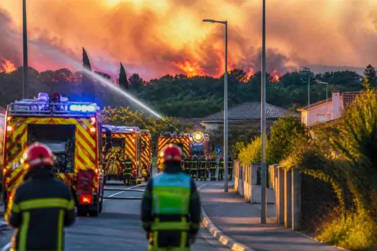 Toulouse : un feu « très virulent » à la Salvetat-Saint-Gilles, des habitations évacuées