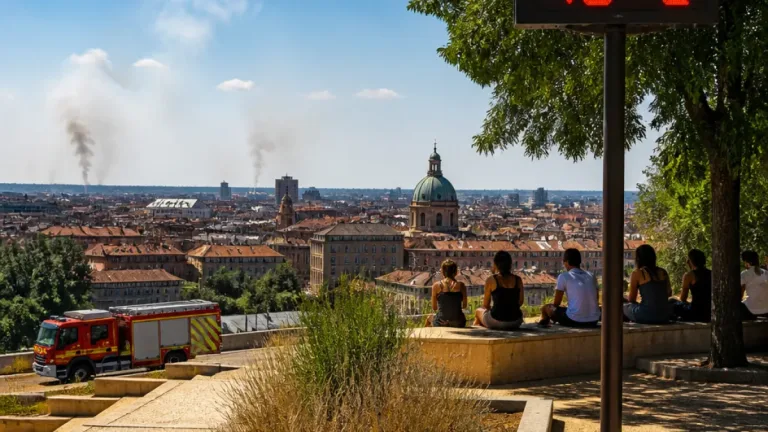Toulouse : une vague de chaleur exceptionnelle, localement plus de 40°C et risque d'incendie élevé