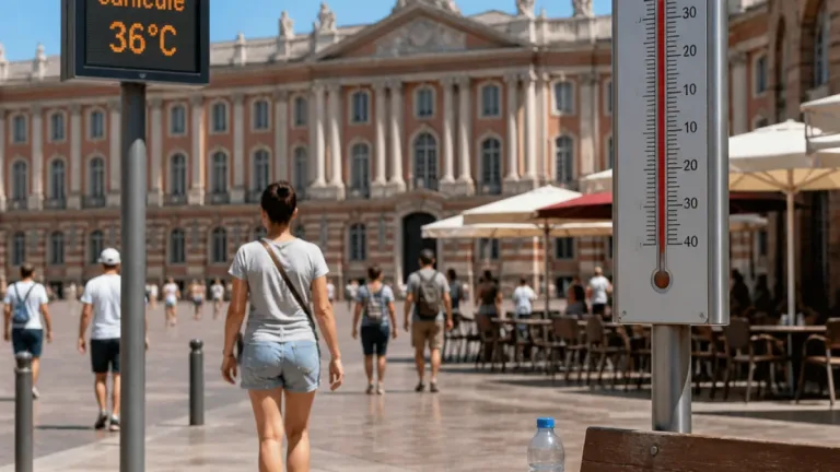 Toulouse : vigilance jaune et pic à 36°C attendu, conseils pour la journée