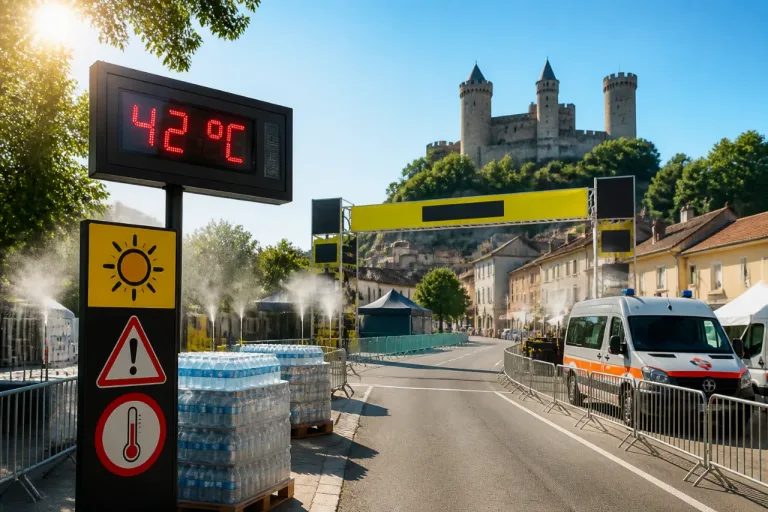 Tour 2026: à Foix, l’étape Carcassonne–Foix menacée par la chaleur extrême