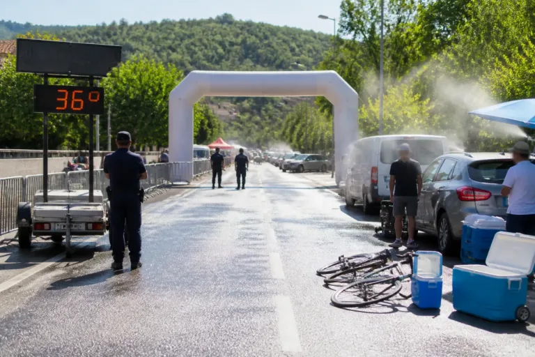 Tour 2026: la canicule met en péril l’arrivée à Foix, une annulation envisagée