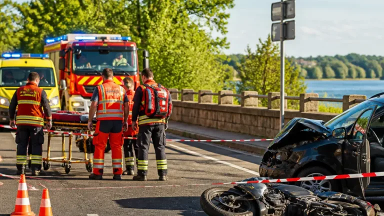 Tours: un motard grièvement blessé lors d’une collision sur la M952 à Fondettes
