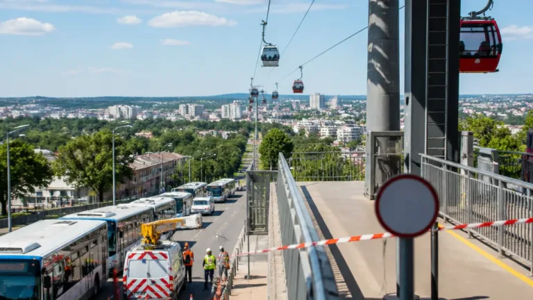Trafic interrompu sur une grande portion du téléphérique C1 ce samedi : sections et bus de substitution