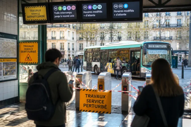 Travaux et interruptions : ce qui change sur le réseau RATP et SNCF à Paris du 6 au 12 juillet