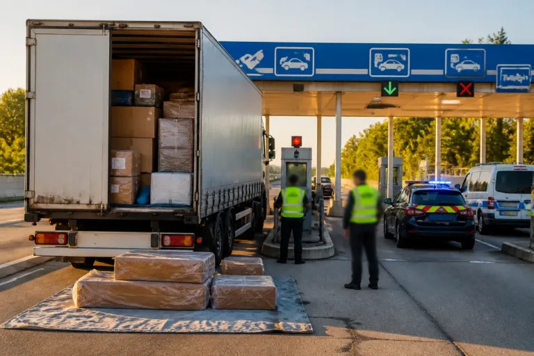 Trois ans ferme et 426 000 € d’amende pour le transport de 97 kg de cannabis au péage de Fontaine