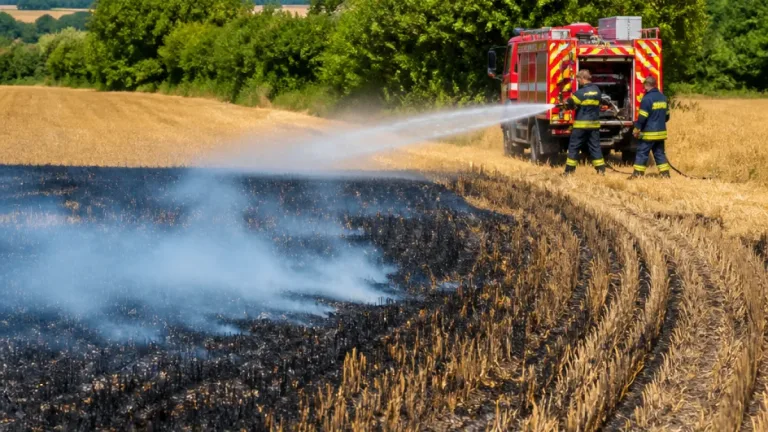 Trois départs de feu en moins d’une heure en Sarthe : un hectare touché à Degré