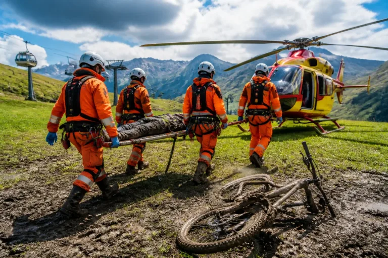 Trois interventions du PGHM en quelques heures dans les Hautes‑Pyrénées, dont un vététiste héliporté