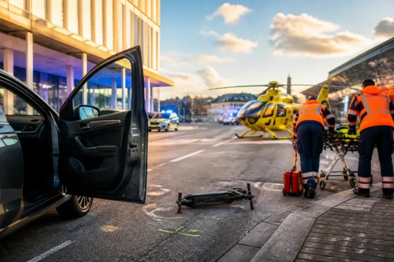Trottinette percutée par une portière au Havre : un trentenaire évacué par Dragon 76