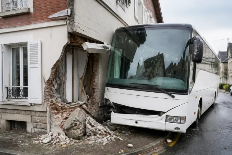 Trouville-sur-Mer: un autocar percute une maison, le logement déclaré inhabitable