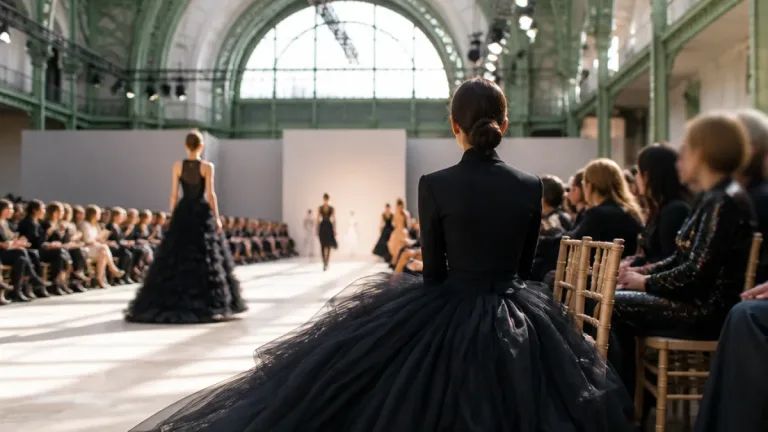 Tulle et tulle : la jupe d’Arielle Dombasle fait sensation au défilé Chanel