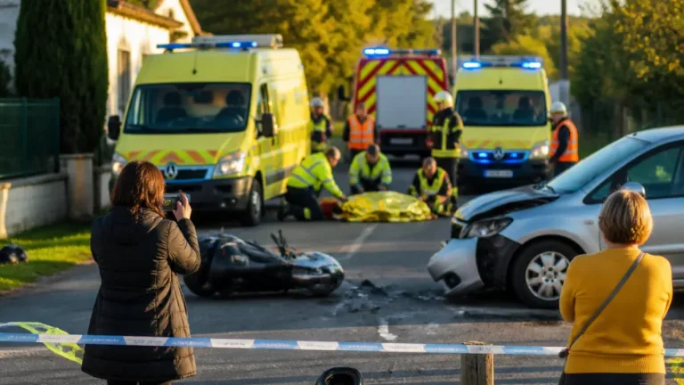 Un adolescent gravement blessé après une collision scooter-voiture à Mareuil-sur-Lay-Dissais