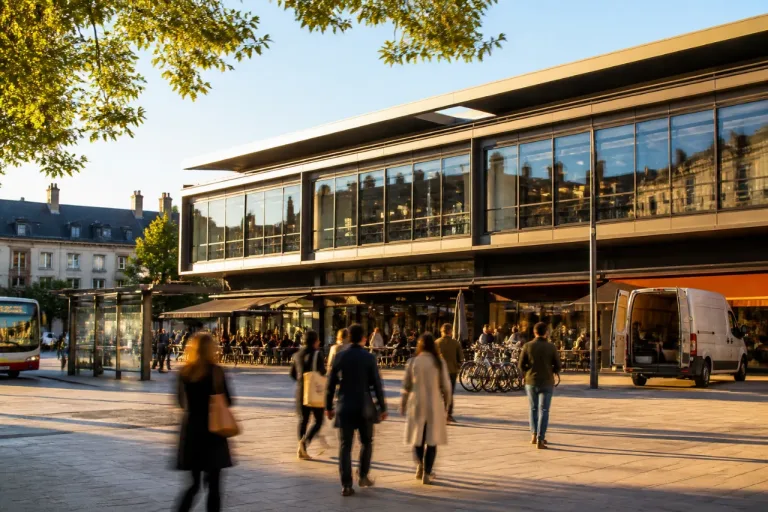 Un an après leur ouverture, les Halles gourmandes redessinent le centre-ville de Laval
