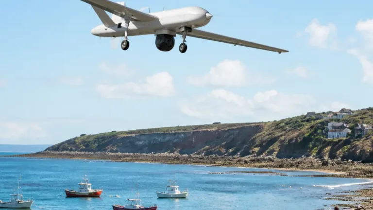 Un avion de la police survole la côte de la Manche ce week‑end pour repérer d’éventuels départs