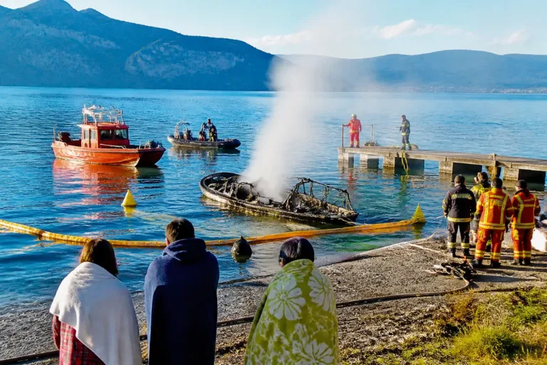 Un bateau prend feu sur le lac du Bourget : cinq personnes s'en sortent en nageant