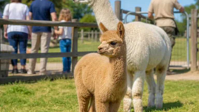 Un bébé alpaga né à Meslan, le parc cherche un prénom et un repreneur