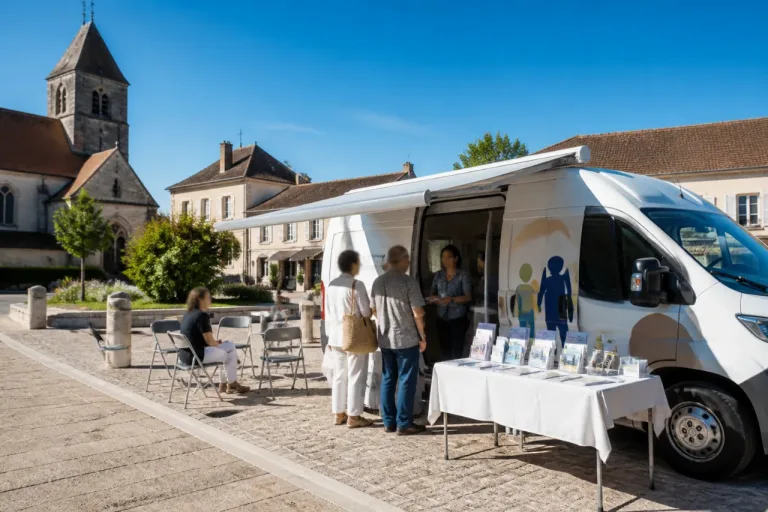 Un « break aidant » à Luzarches : un camion pour informer et orienter les proches aidants