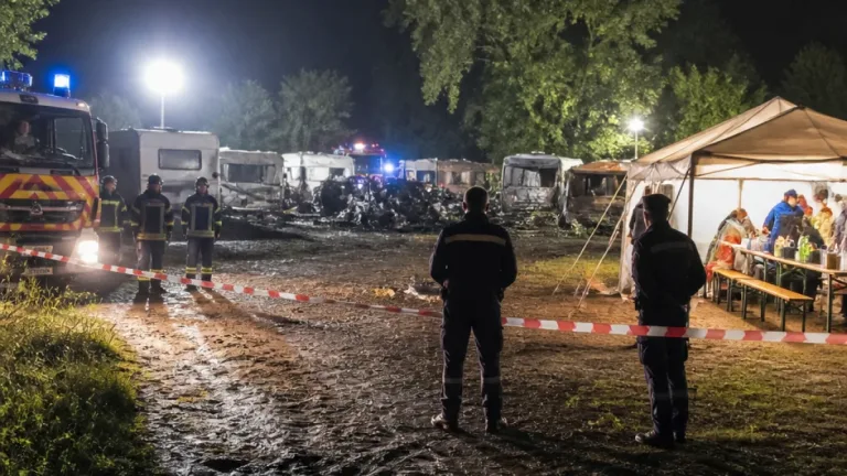 Un camping de Loire‑Atlantique ravagé : 220 personnes évacuées dans la nuit
