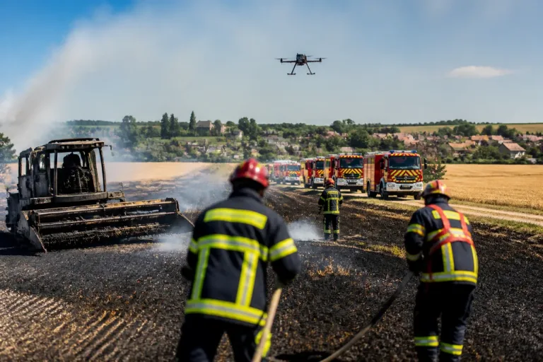 Un champ prend feu à Onans : l’incendie maîtrisé après l’intervention des pompiers