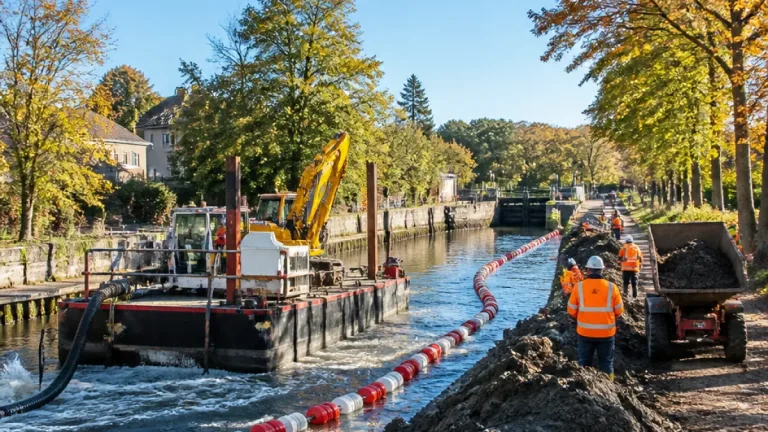 Un chantier d'une décennie pour curer 73 km du canal de Nantes à Brest en Loire‑Atlantique