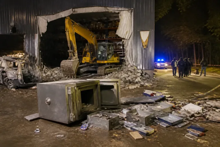 Un commando au bulldozer attaque une entreprise de matériel médical dans le Val-d’Oise