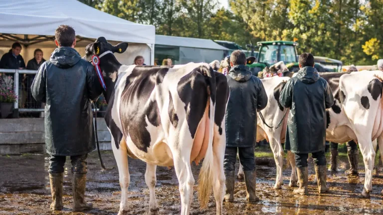 Un concours Prim’Holstein marqué par la pluie et des femelles de qualité en Eure‑et‑Loir