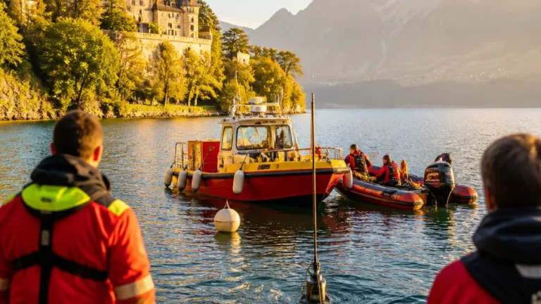 Un corps localisé dans le lac d’Annecy : des plongeurs suisses attendus pour le repêchage