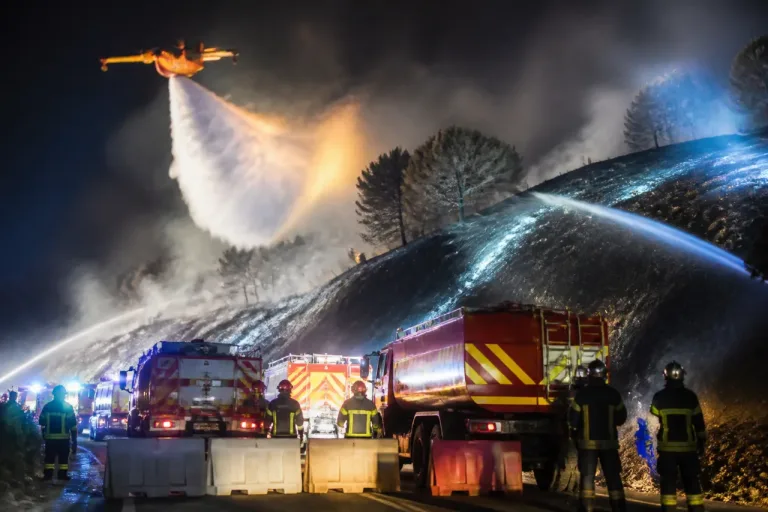 Un feu à Varilhes ravage 25 hectares : la nuit d'intervention des secours met fin au pire