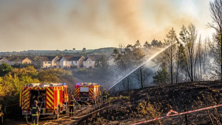Un feu dans le bois d'Orcher près du Havre : environ 6 hectares partis en fumée