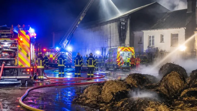 Un feu de botte de paille se propage à une maison à Beaupréau‑en‑Mauges, un blessé pris en charge