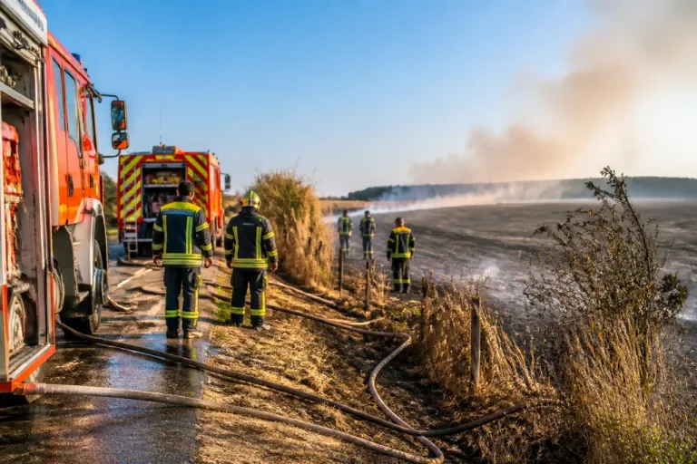 Un feu de champs mobilise 19 pompiers entre Amiens et Poulainville : 25 hectares partis en fumée