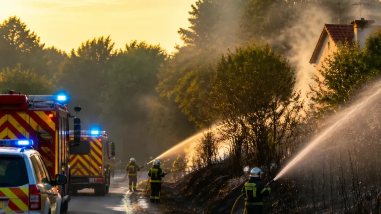Un feu de végétation de 1 000 m² menace une maison à Lagardelle‑sur‑Lèze, la piste volontaire explorée