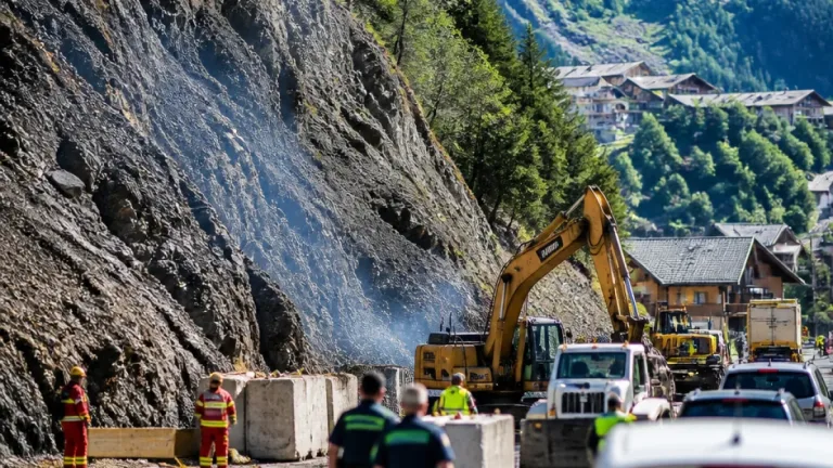 Un feu et des éboulements isolent Pralognan-la-Vanoise : plusieurs jours de travaux annoncés