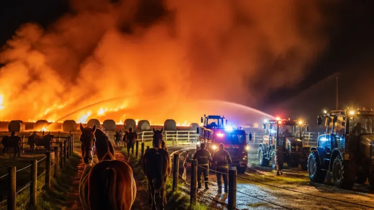 Un feu ravage 7 ha près d’un centre équestre à Maxou : 40 chevaux sauvés de justesse