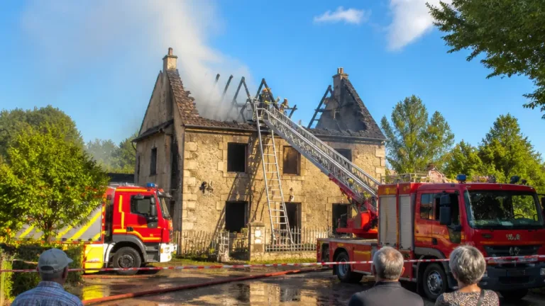 Un feu ravage l'étage et la toiture d'une maison à Fieulaine, un jeune s'en sort indemne