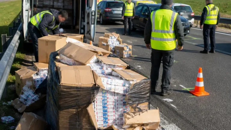 Un « go fast » de cigarettes intercepté dans l’Oise : 740 kg saisis et trois hommes jugés