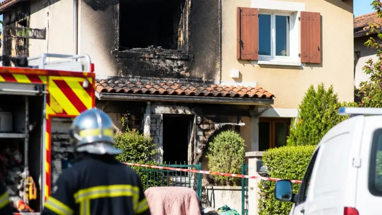 Un incendie détruit la moitié d’une maison à Chaponnay, deux occupants relogés