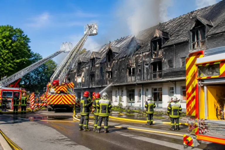Un incendie détruit plusieurs logements dans le quartier de la Courbe à Mayenne