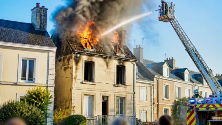 Un incendie près de Caen : une maison inoccupée embrasée, trois mineurs interpellés